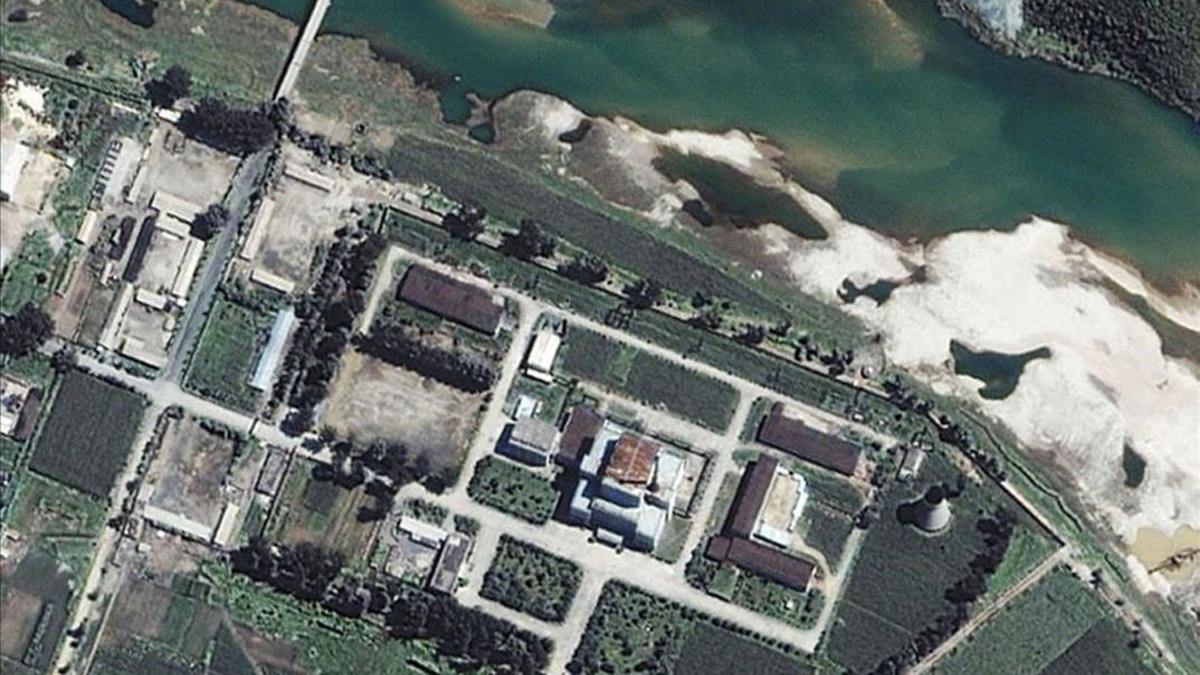 Imagen aérea del complejo nuclear de Yongbyon, en Corea del Norte.