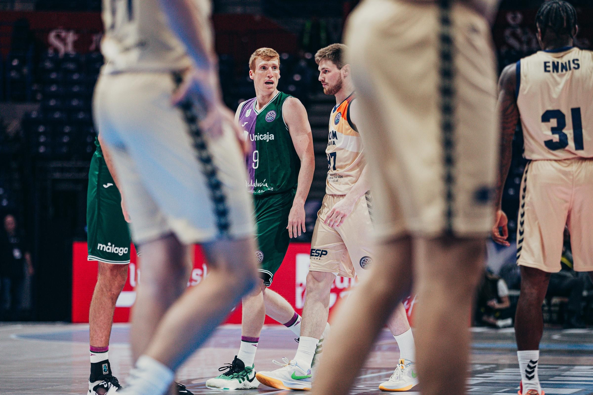 El UCAM Murcia - Unicaja de la Final Four de la BCL, en fotos