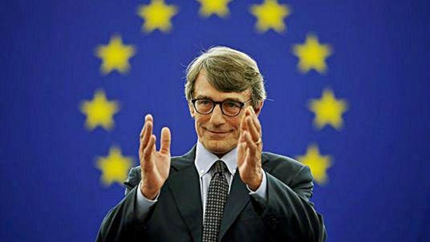 David Maria Sassoli, després de la seva elecció com a president de l&#039;eurocambra