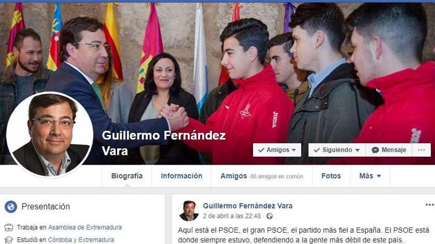 El PP denuncia a Vara ante la Junta Electoral por contratar propaganda electoral en Facebook