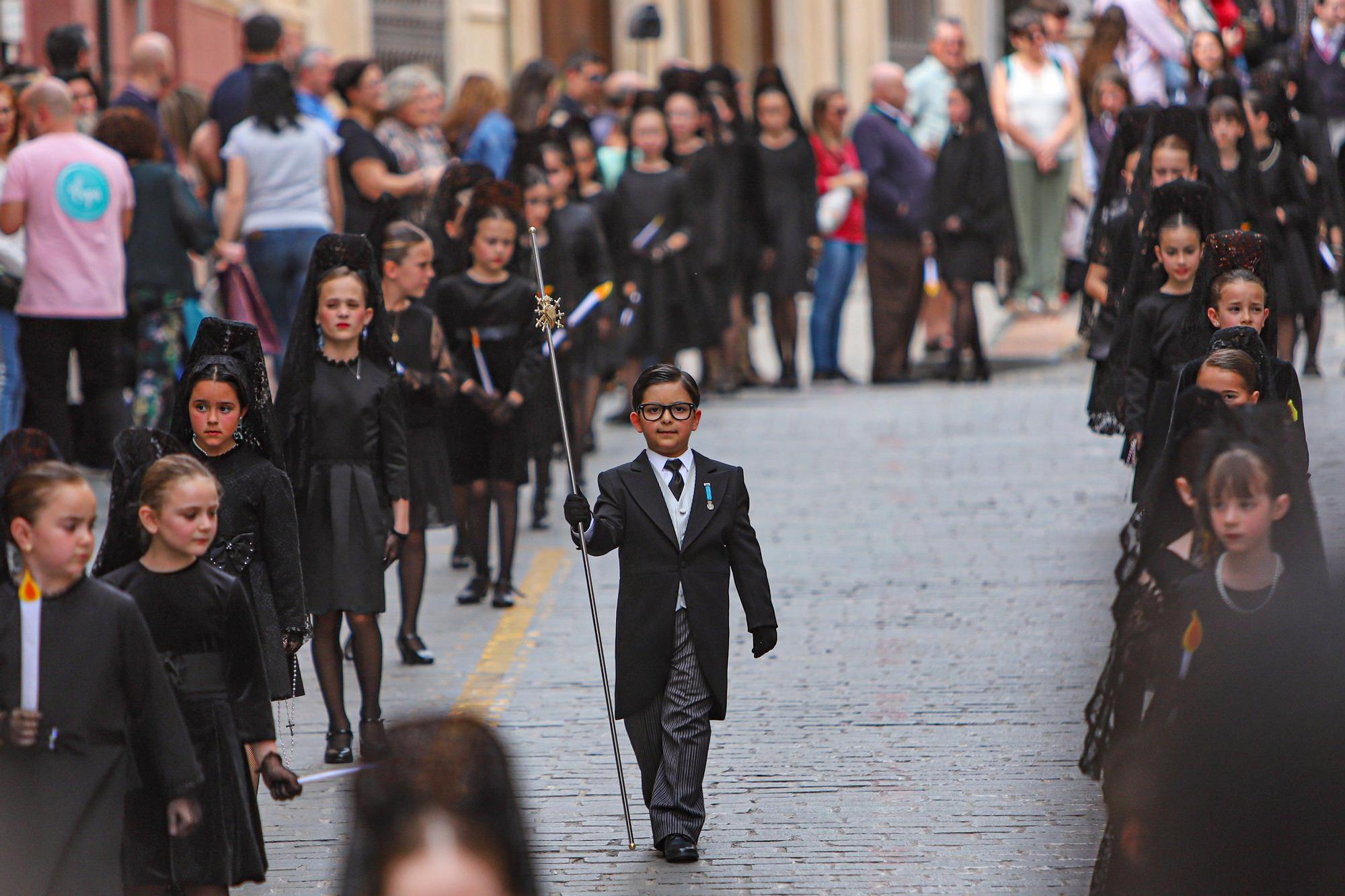 Procesión infantil del Santo entierro y Resurrección Colegio Oratorio Festivo de Orihuela