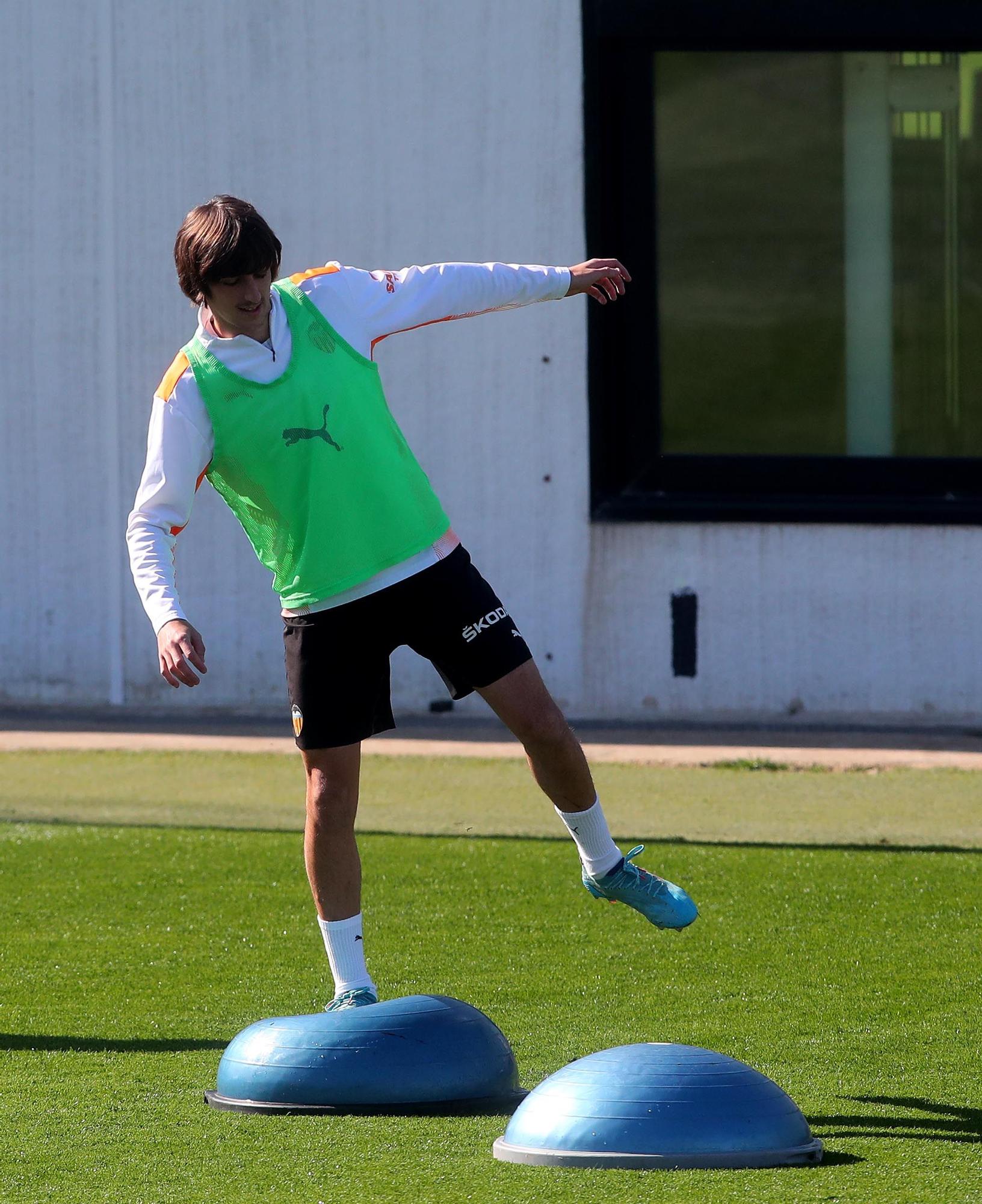 Así ha sido el entrenamiento del Valencia CF