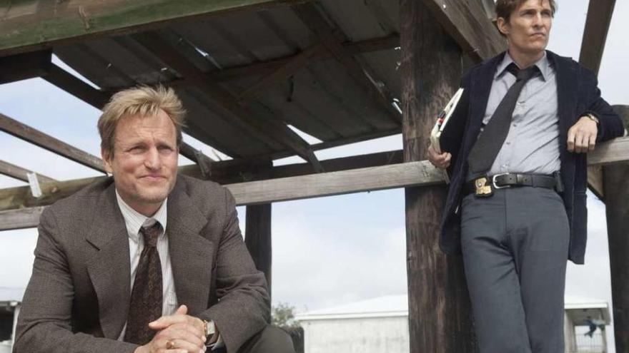 Protagonistas de la primera temporada de &#039;True Detective&#039;.