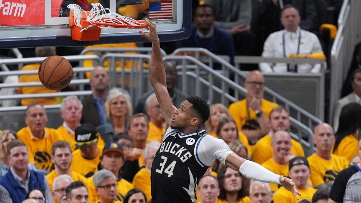 Antetokounmpo ante los Pacers en los Playoffs de la NBA