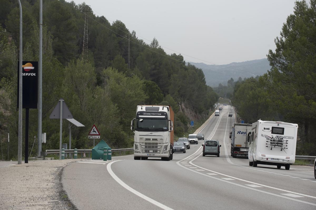 Tram de Castellbell on es crearà un tercer carril d'avançament en sentit sud