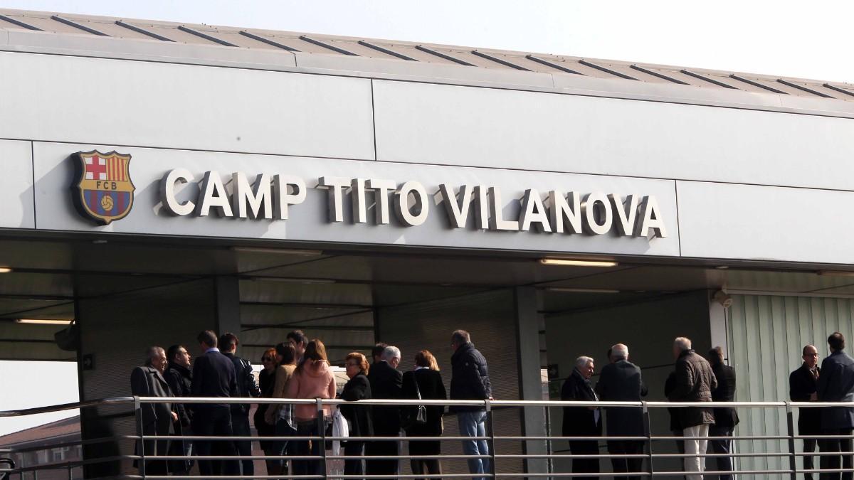 Tito Vilanova da nombre al Campo 1 de la ciutat Esportiva Joan Gamper