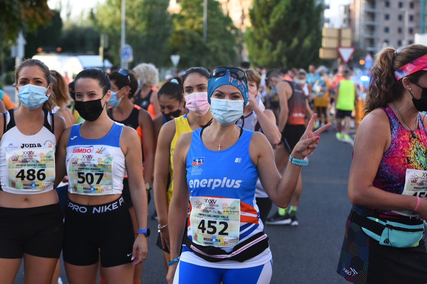 Las imágenes de la Media Maratón a Almodovar