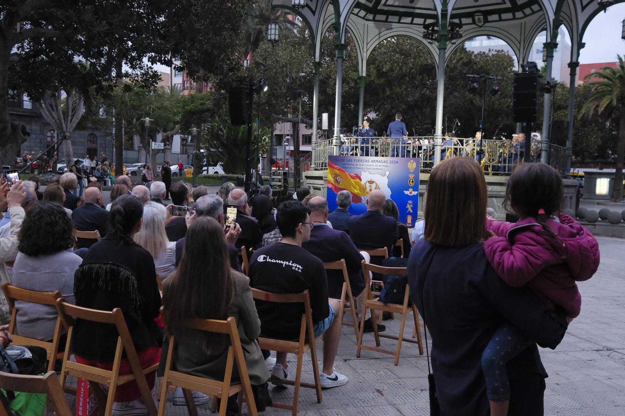 Concierto de la Banda de Música del Ejército del Aire en San Telmo por el Día de las Fuerzas Armadas 2024