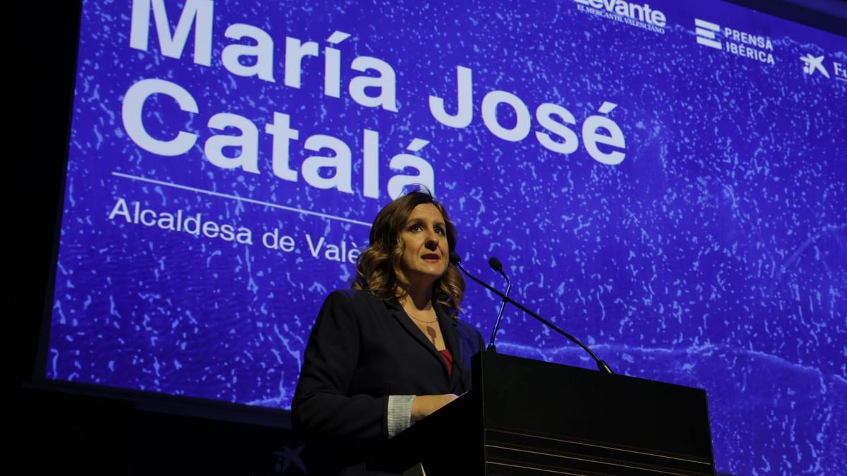 María José Catalá en la apertura del Consejo Local de València.