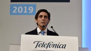 El presidente de Telefónica, José María Álvarez-Pallete.