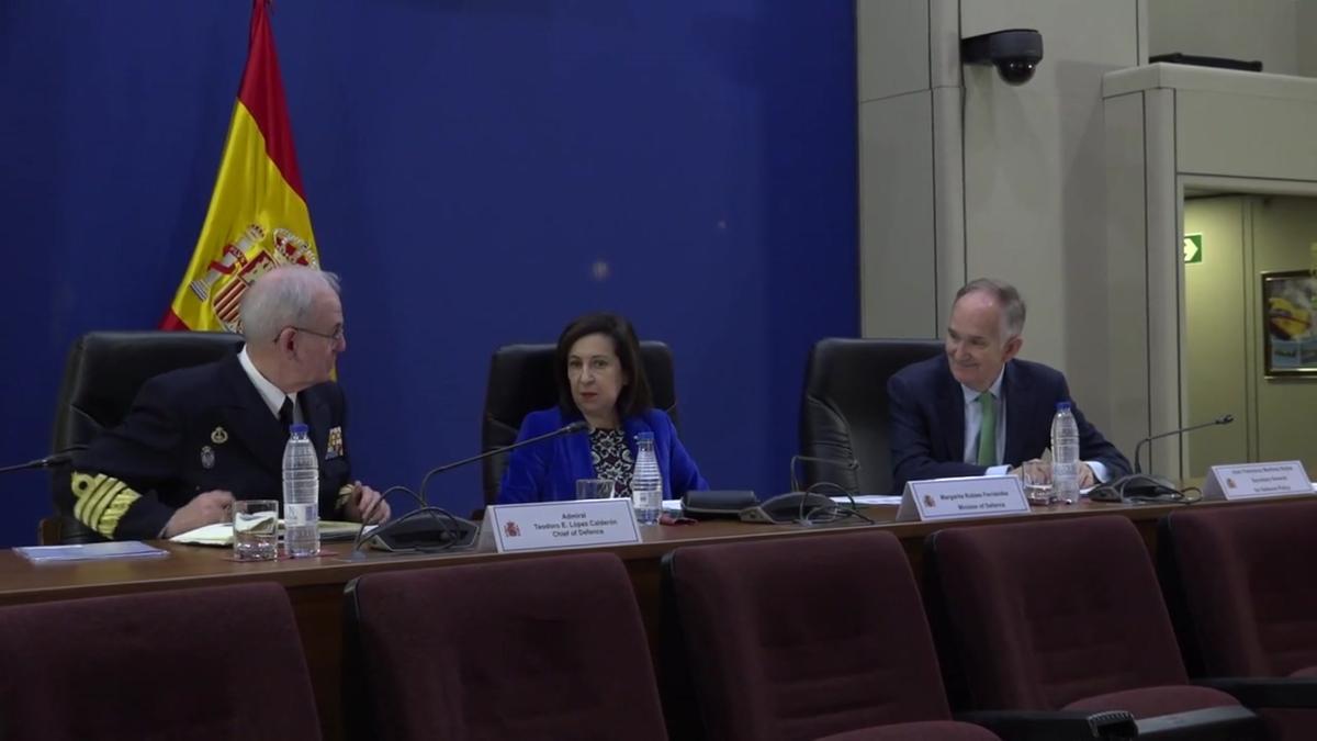 Conferencia virtual con el grupo de Ucrania que está manteniendo Defensa