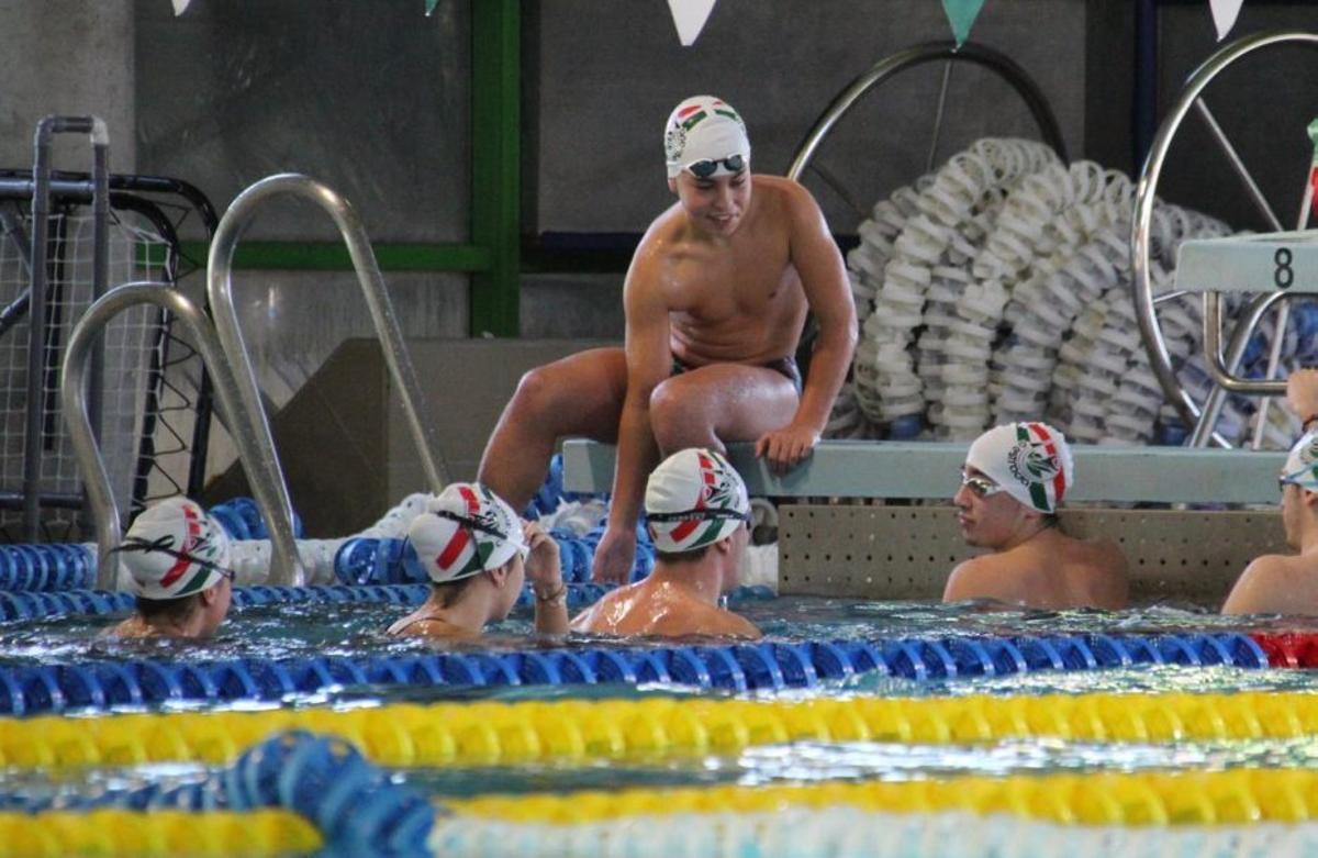 Durante una de las pruebas de salvamento con el CNS.