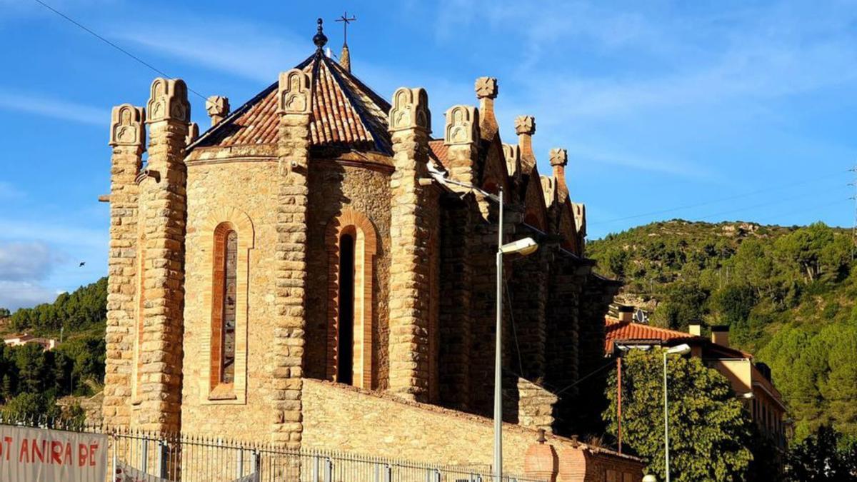 L’església modernista de la Bauma és de l’any 1902  | ARXIU/AJ. CASTELLBELL