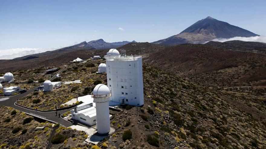 Instalaciones del Instituto de Astrofísica de Canarias en el Teide.