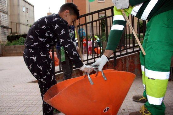 Brigada al barri de Sant Joan de Figueres