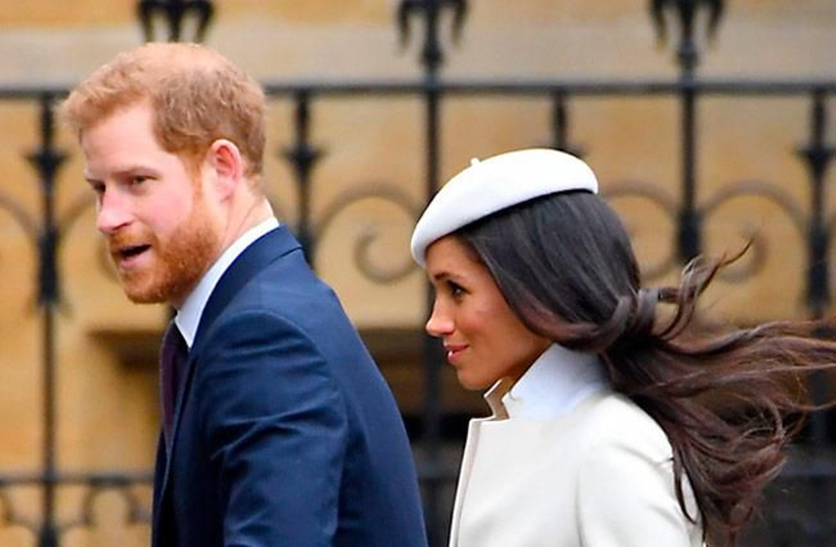 El príncipe Harry y Meghan Markle con su nuevas mechas pelirrojas