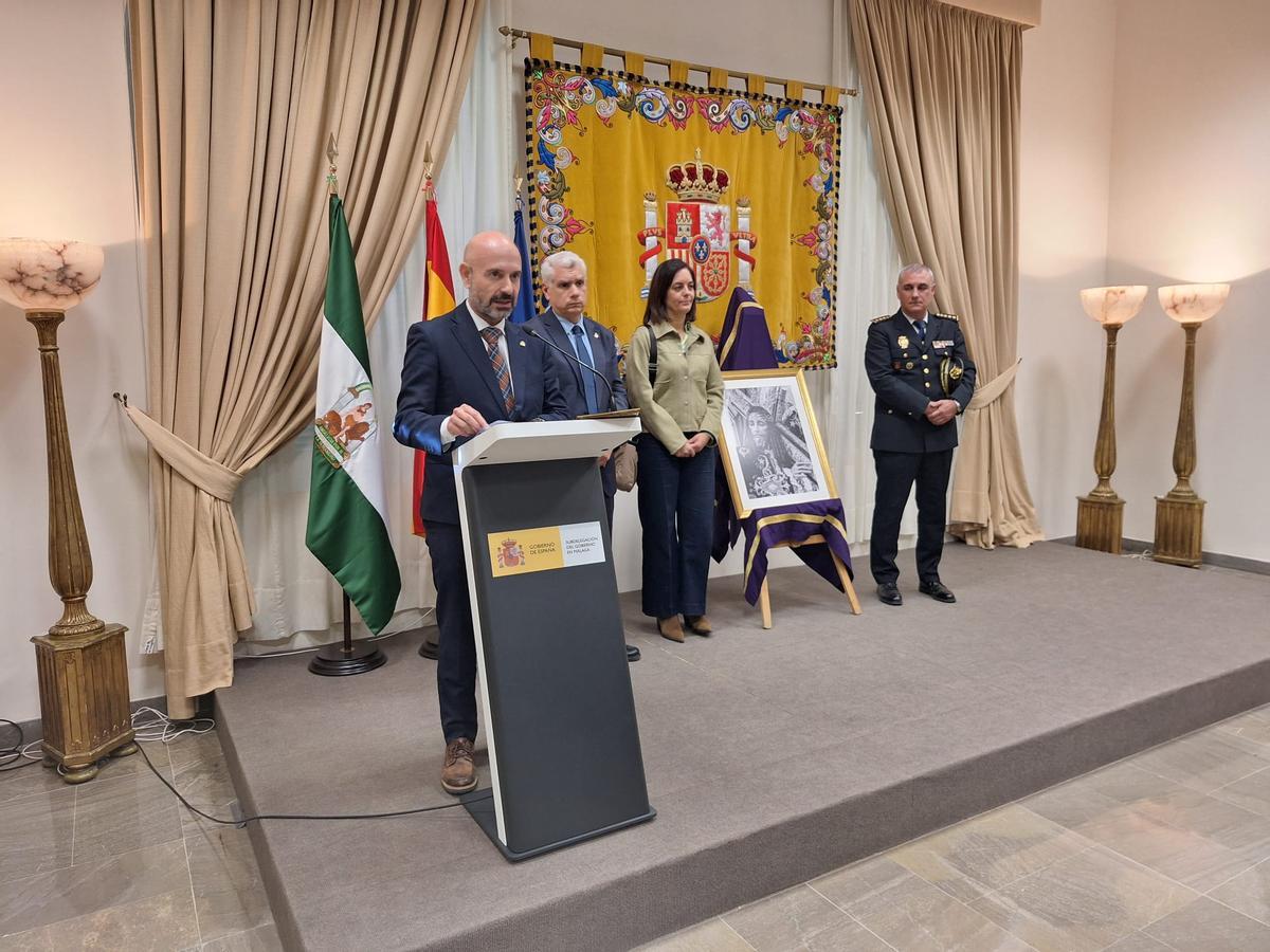 Javier Salas durante la rueda de prensa