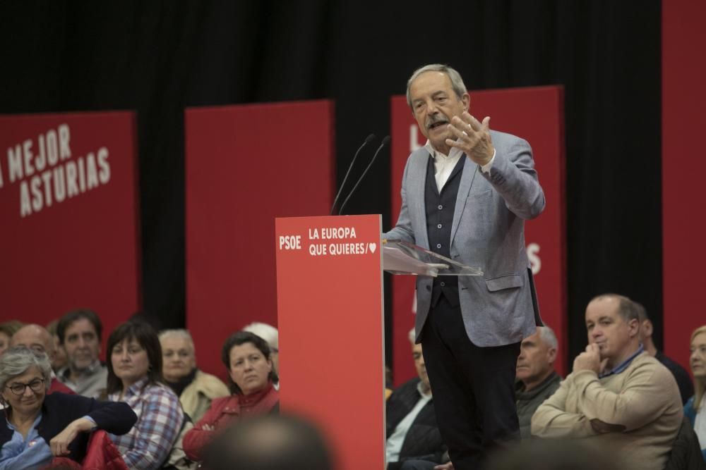Mitin de Borrell y Barbón en Oviedo