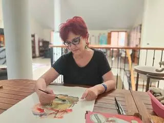 Xusa Caballer, en Canet: “La vida nos da colores y los colores nos dan vida”