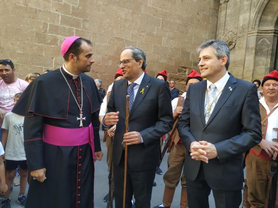 Quim Torra visita la Festa Major de Solsona