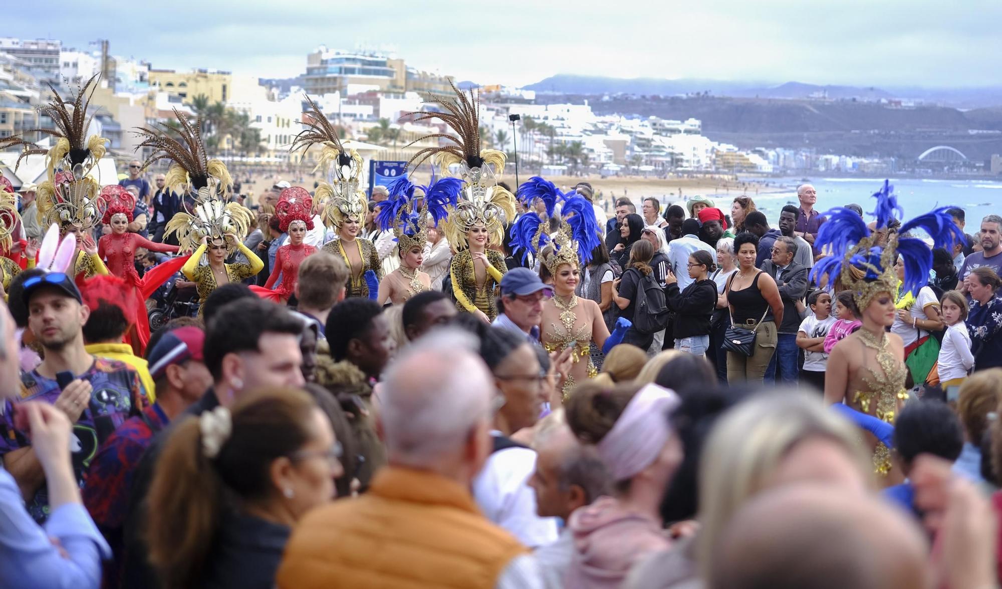 Encuentro de comparsas y batucadas del Carnaval de Las Palmas de Gran Canaria 2024