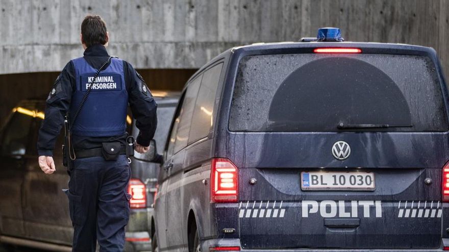 Policía en Copenhague.