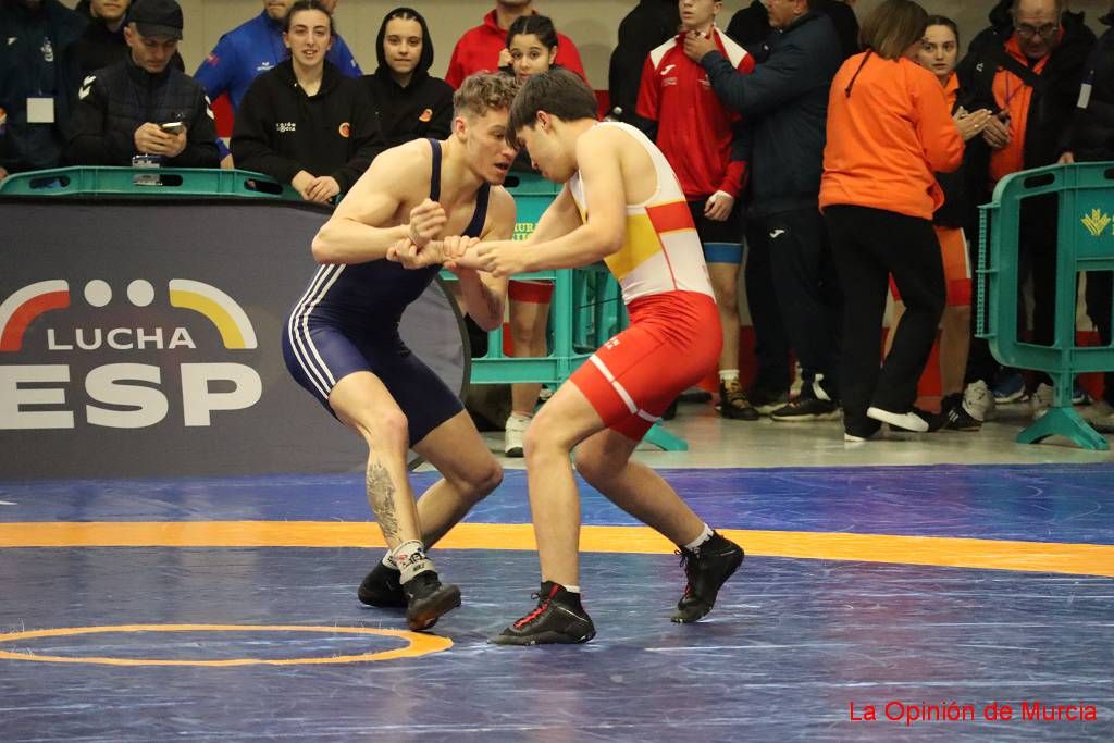 Los deportistas murcianos en el Campeonato de España de lucha