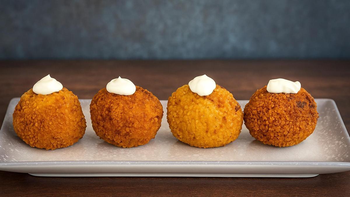 Croquetas de salmón sobrante
