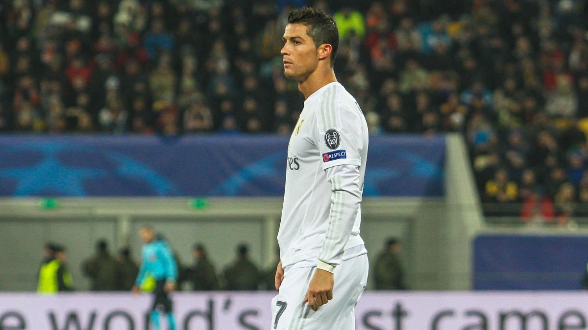 Cristiano Ronaldo con la camiseta del Real Madrid