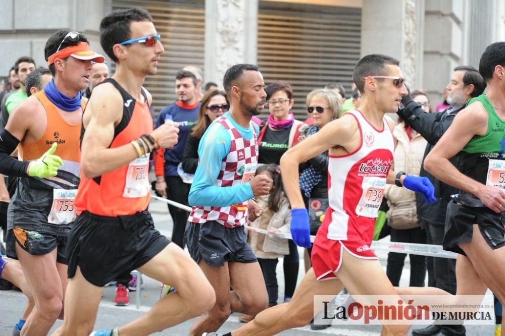 Murcia Maratón y 10 k. Paso por la Gran Vía