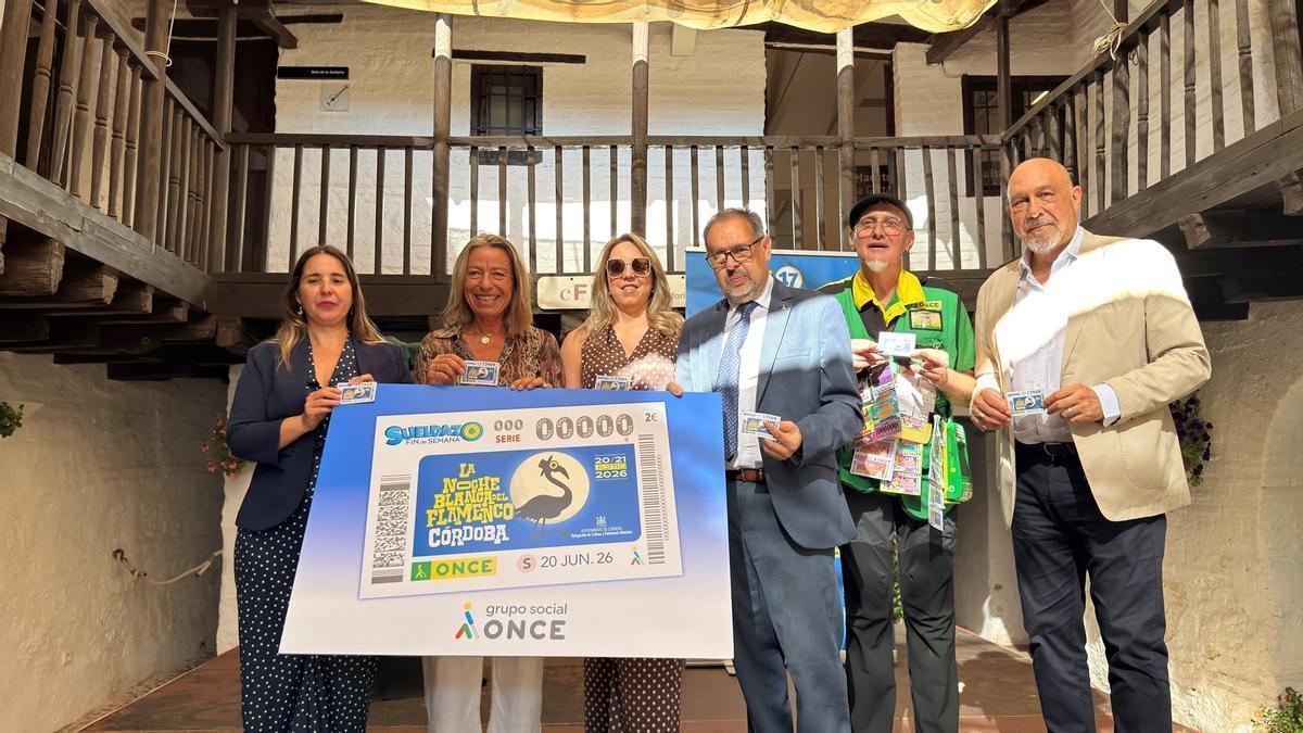 La ONCE dedica su cupón del 20 de junio a la Noche Blanca del Flamenco de Córdoba.