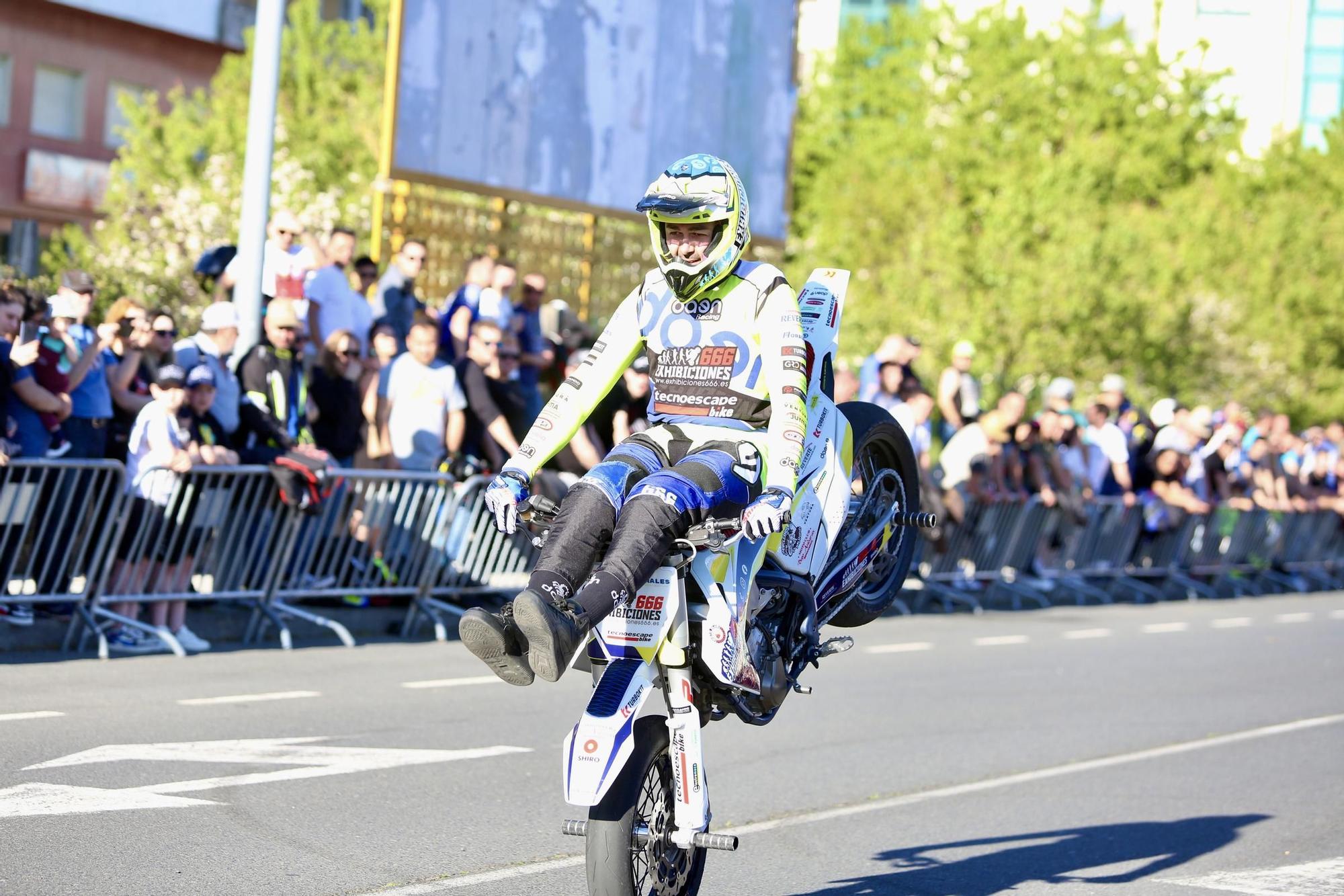 Las motos ya rugen en Lalín