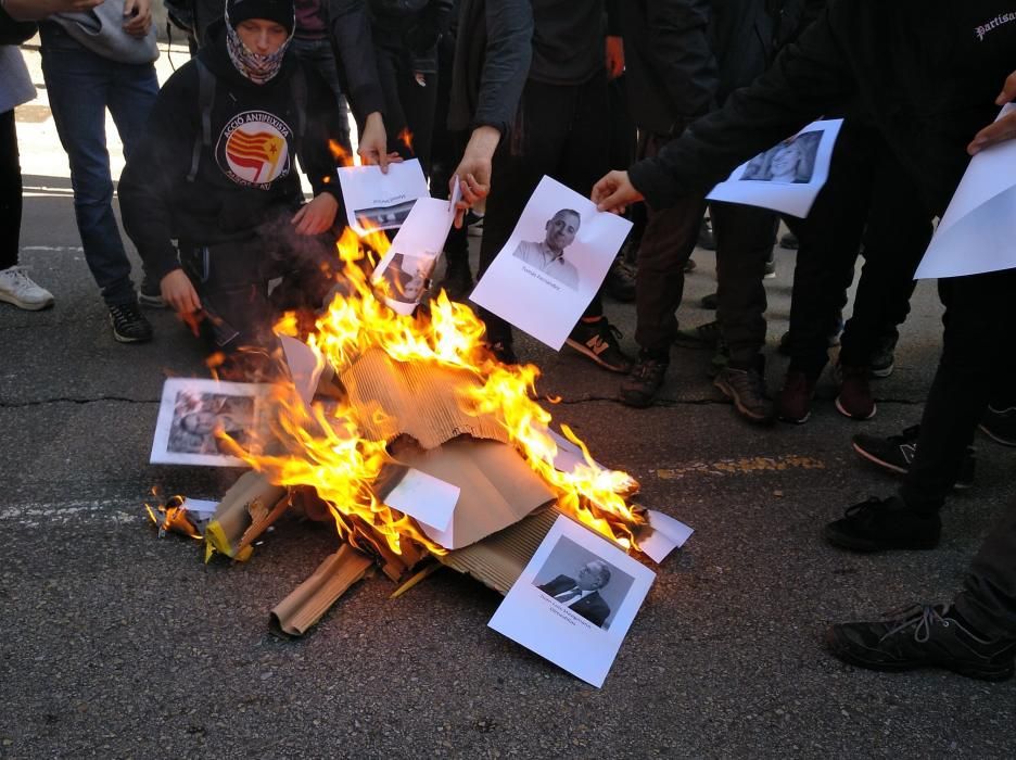 Incidents a Girona en el Dia de la Constitució