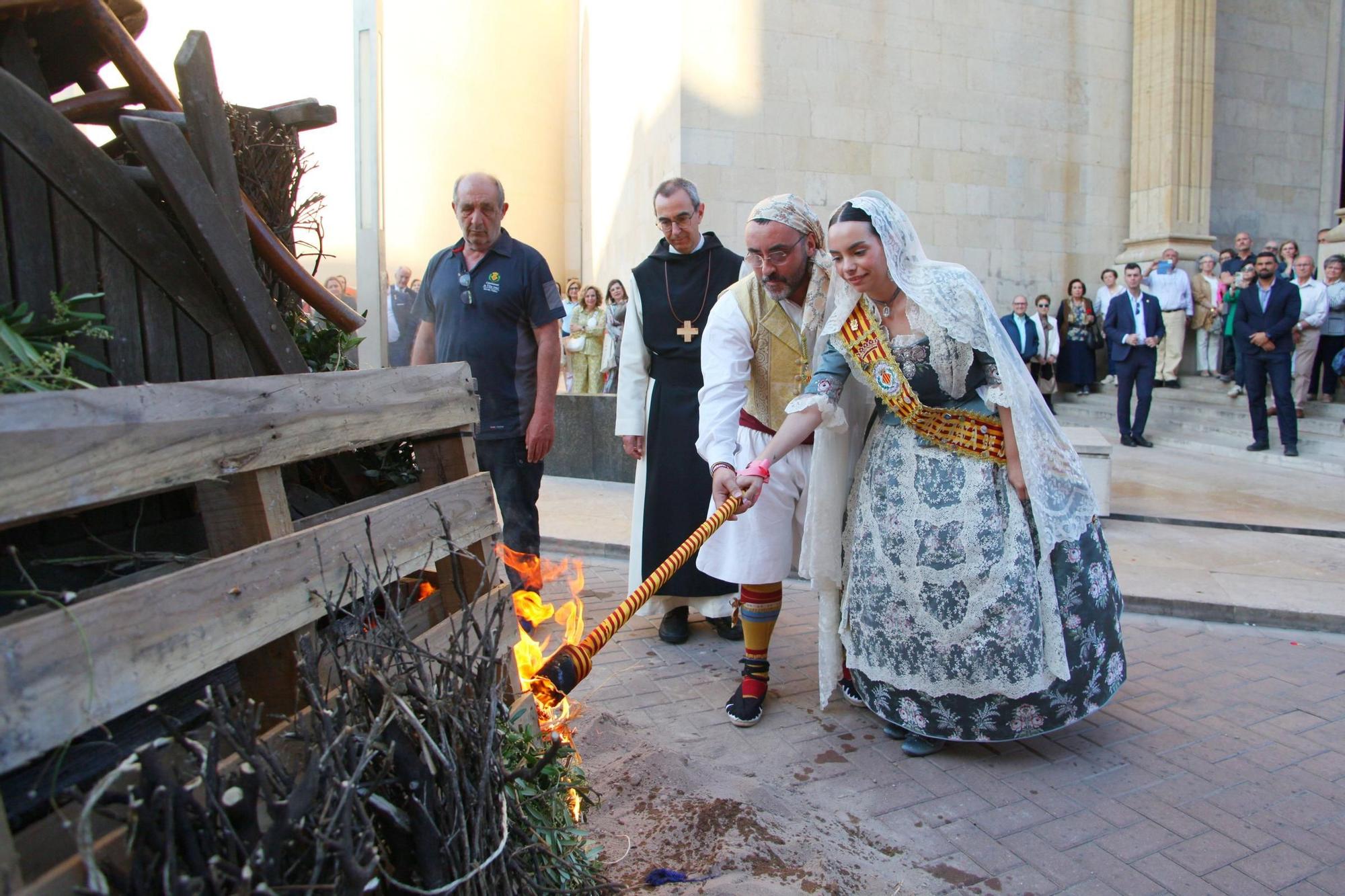Galeria de fotos de l'ofrena de flors a Sant Pasqual en Vila-real