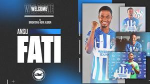 Así ha anunciado el Brighton la cesión de Ansu Fati, procedente del Barça.