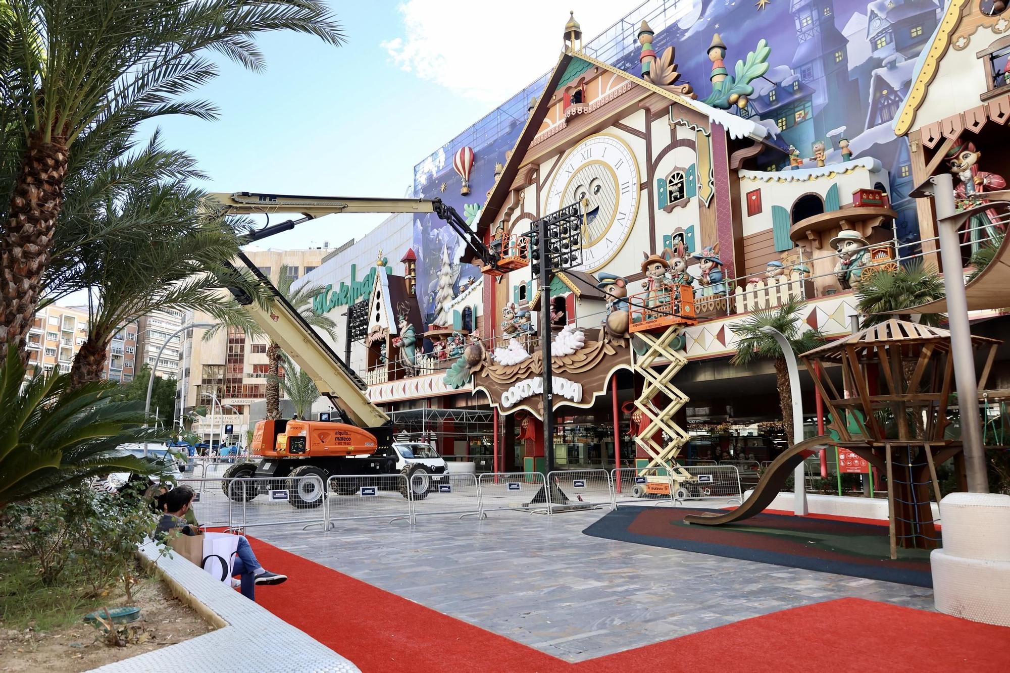 Montaje del espectáculo navideño Cortylandia