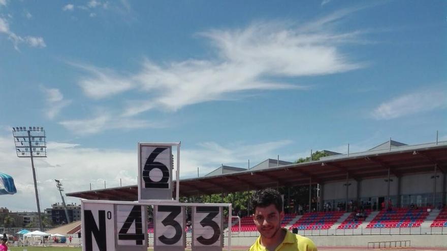 Héctor Aragüés pulveriza el record de Aragón de jabalina y se lleva la plata en el Nacional promesa