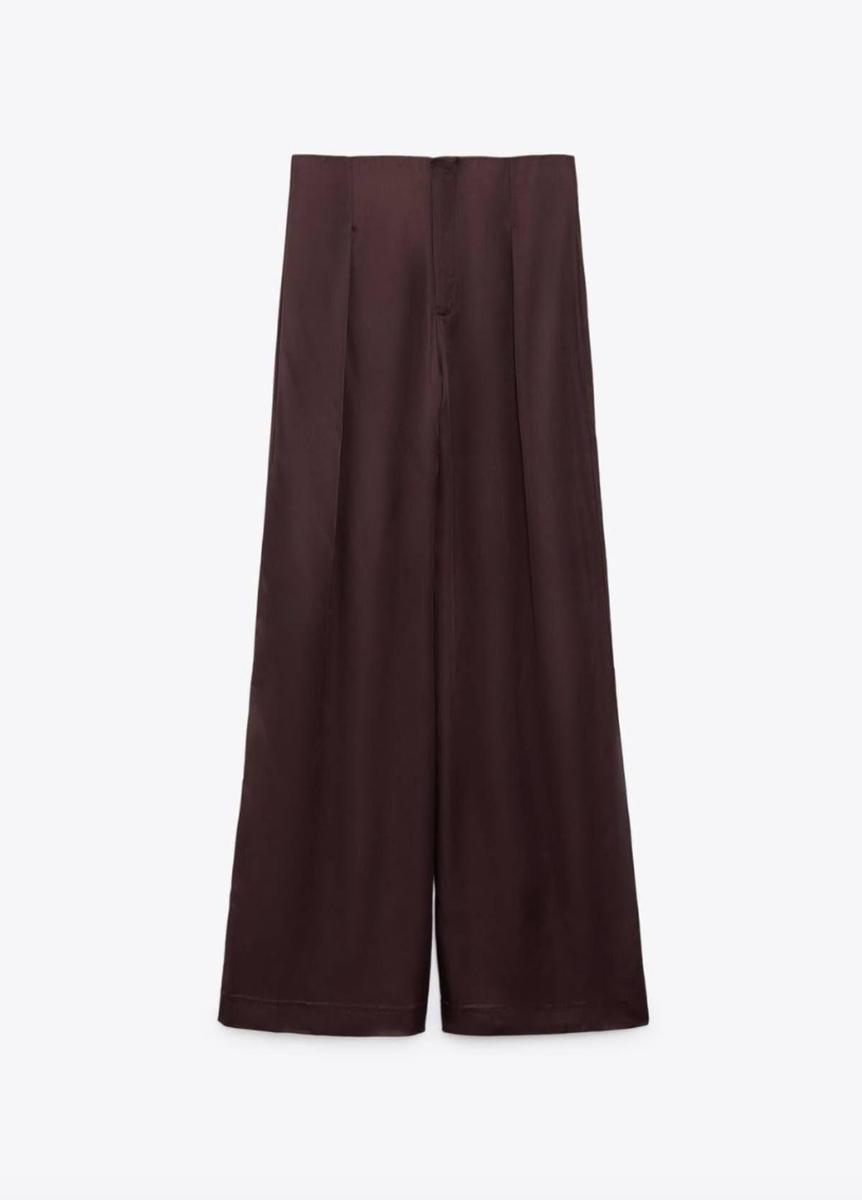 Pantalón satinado de Zara