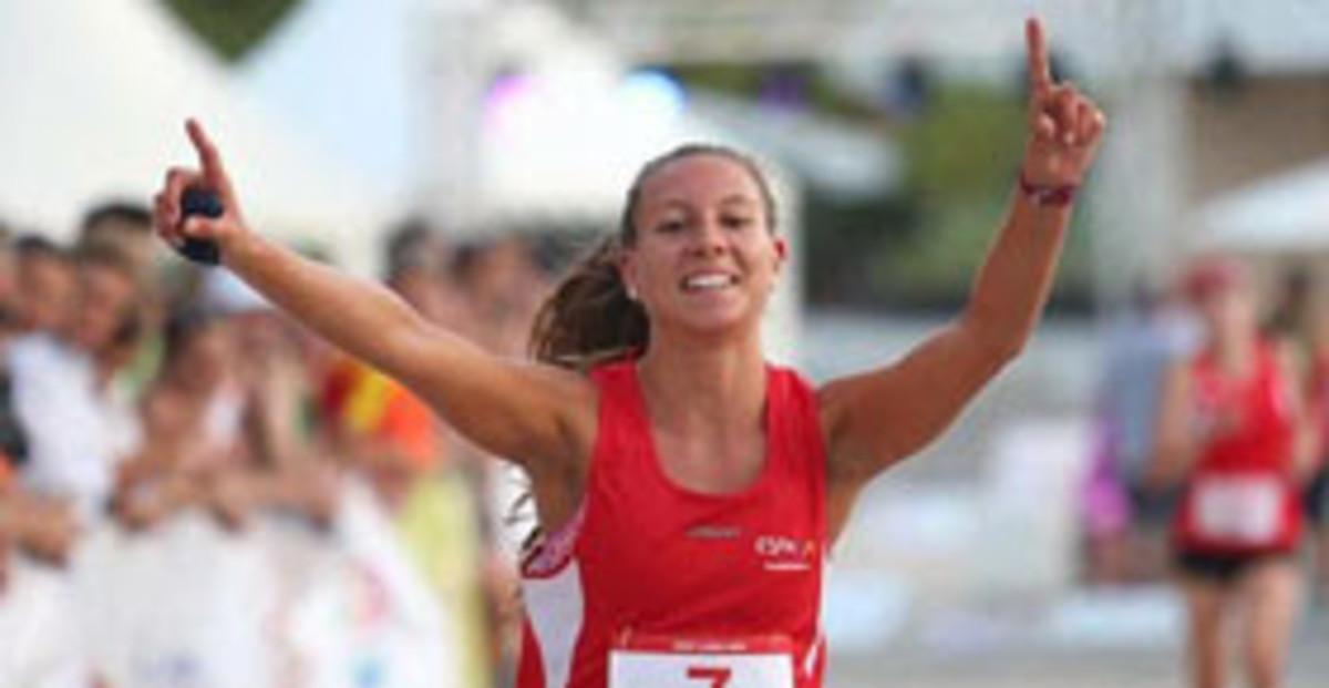 Laura Heredia, una de les atletes de Sant Boi que conforma el combinat nacional de pentatló.