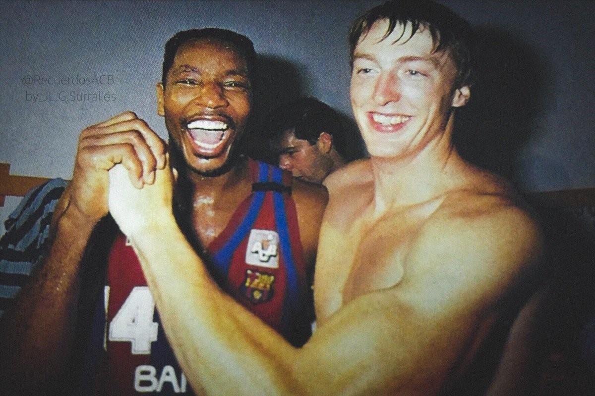 Norris y Woods formaron una pareja temible en la temporada 89-90 aunque no lograron la ansiada Copa de Europa