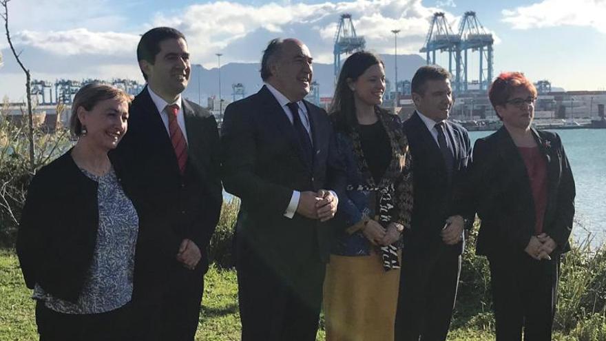 El alcalde en el encuentro celebrado en Algeciras