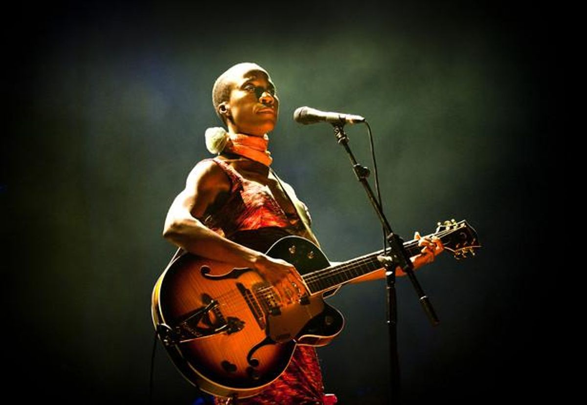 La cantant, compositora i guitarrista malià Rokia Traore. BARCELONA. 06.07.2013