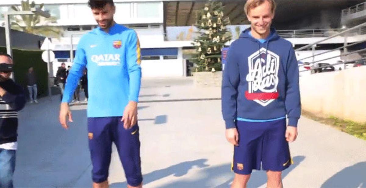 Piqué contra Rakitic, ¿quién ganó la carrera?