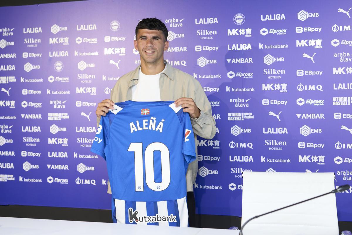 Aleñá lucirá el '10' en su camiseta