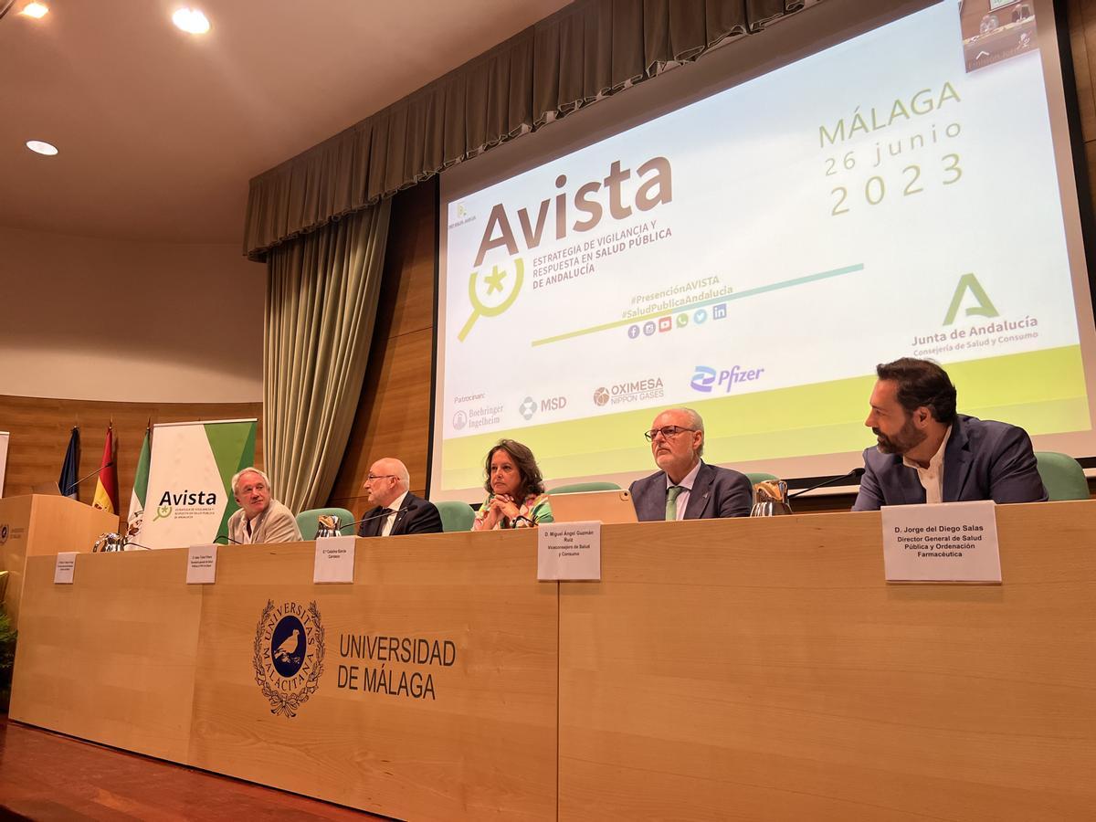 Inauguración de la presentación de la Estrategia de Vigilancia en Salud Pública de Andalucía (Avista)