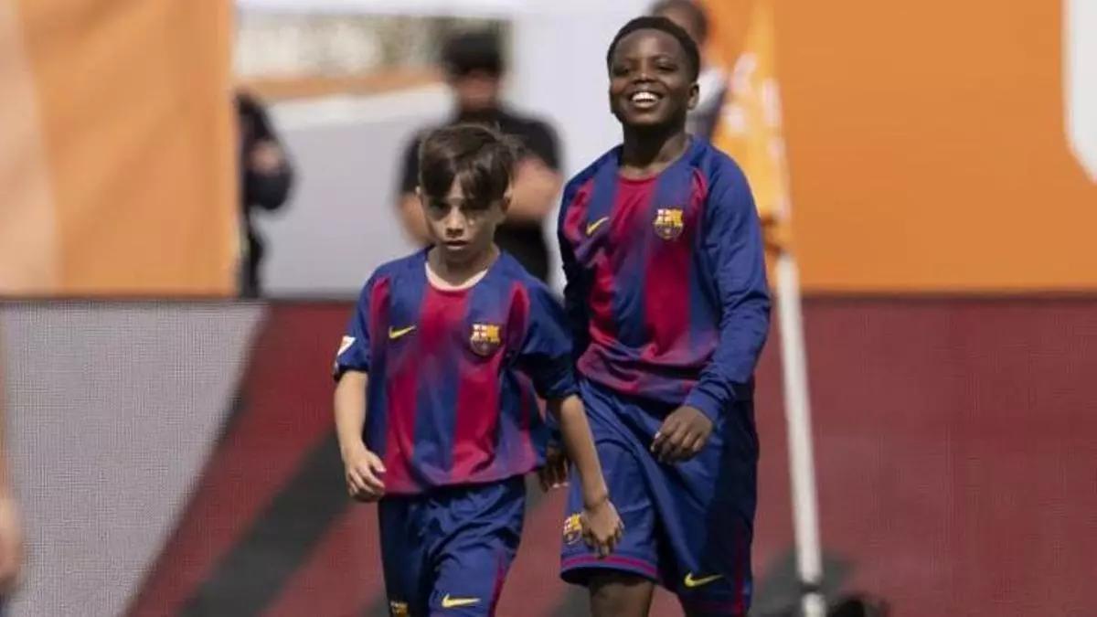 El Barça, en el Mundial de Clubes sub-12.
