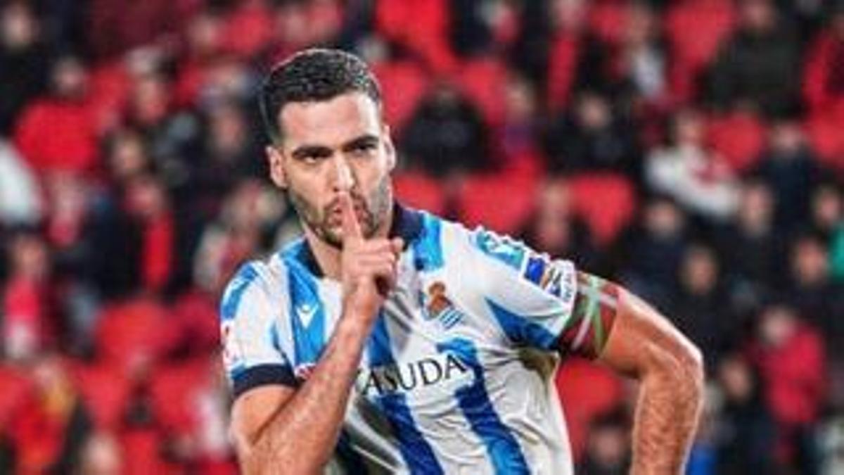 El gesto de Mikel Merino que indigna a los jugadores del Mallorca