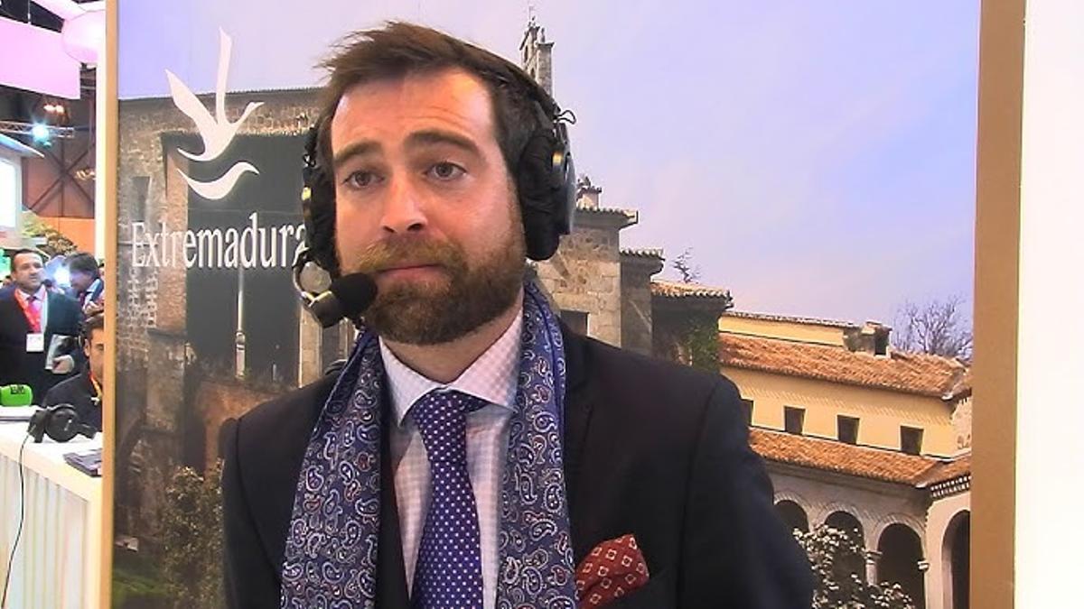 El ex director de Turismo Jesús Viñuales durante su participación en FITUR.