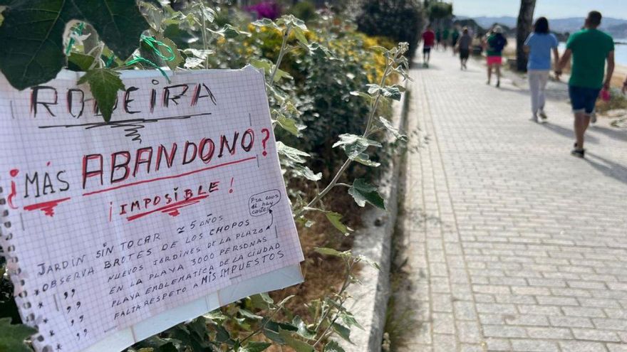 Exigencia de limpieza en el entorno de Rodeira.