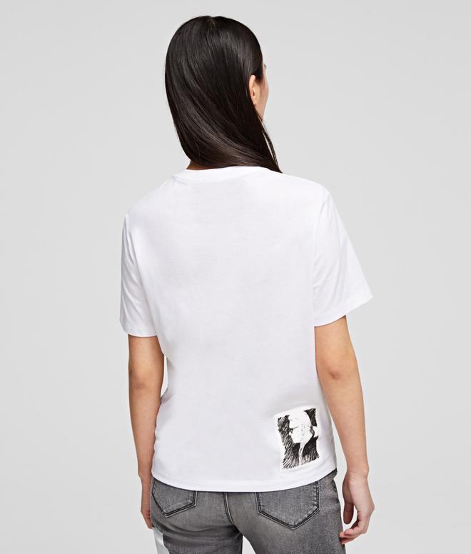 Camiseta de Karl Lagerfeld con detalle trasero